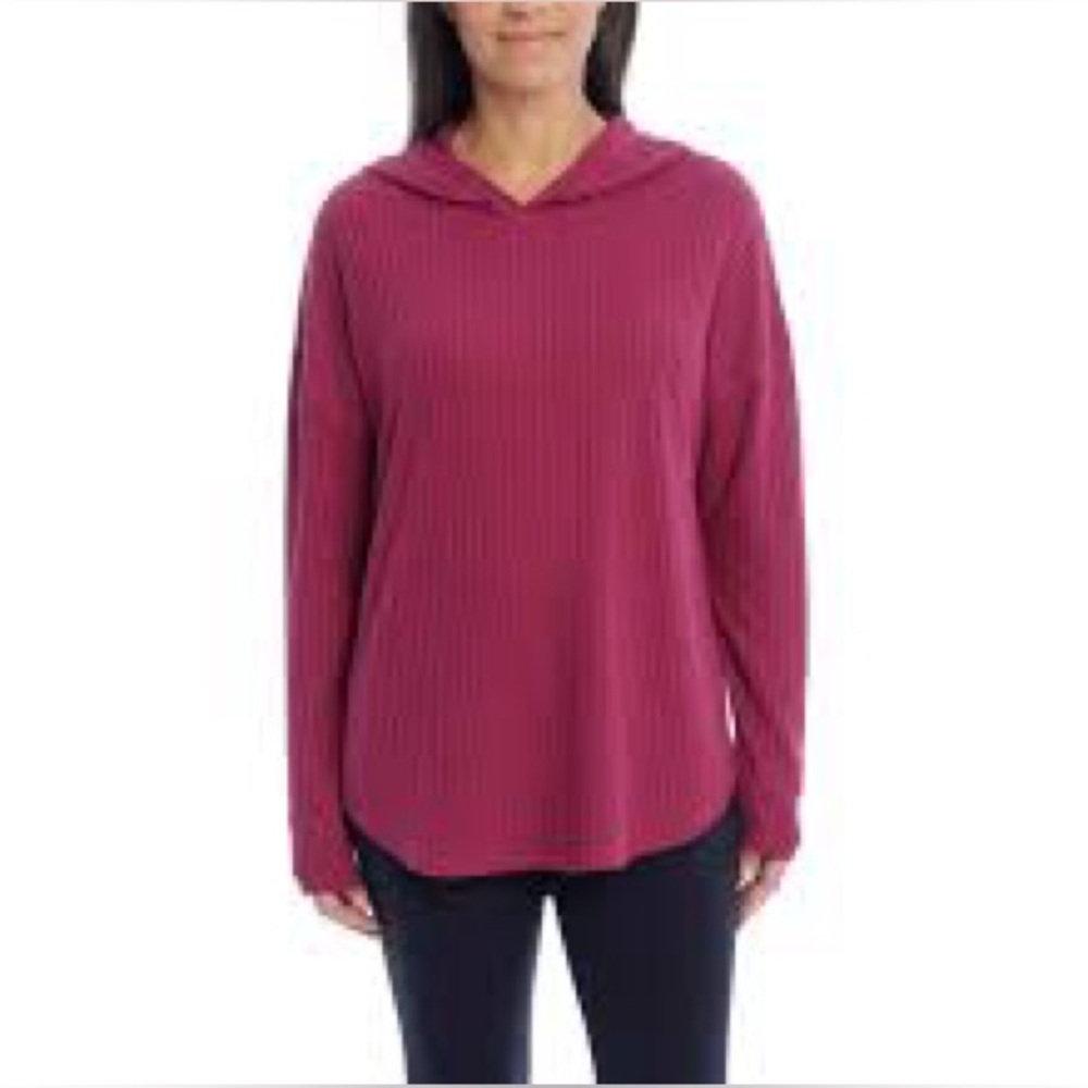 Chaser Long Sleeve Knit Hoodie Pullover